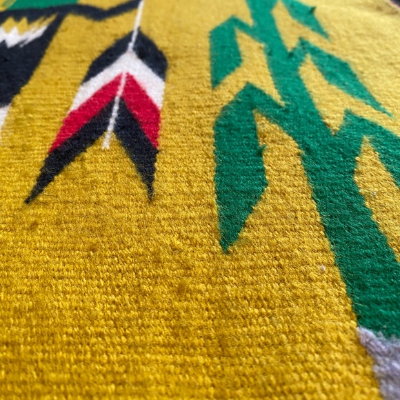 Navajo Yei Woven Vintage Wall Hanging Rug - Picture 2 of 12